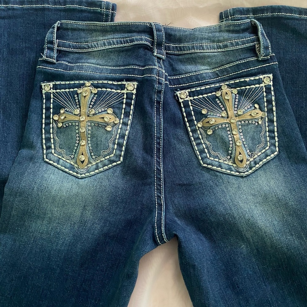 Bootcut high rise womens jeans